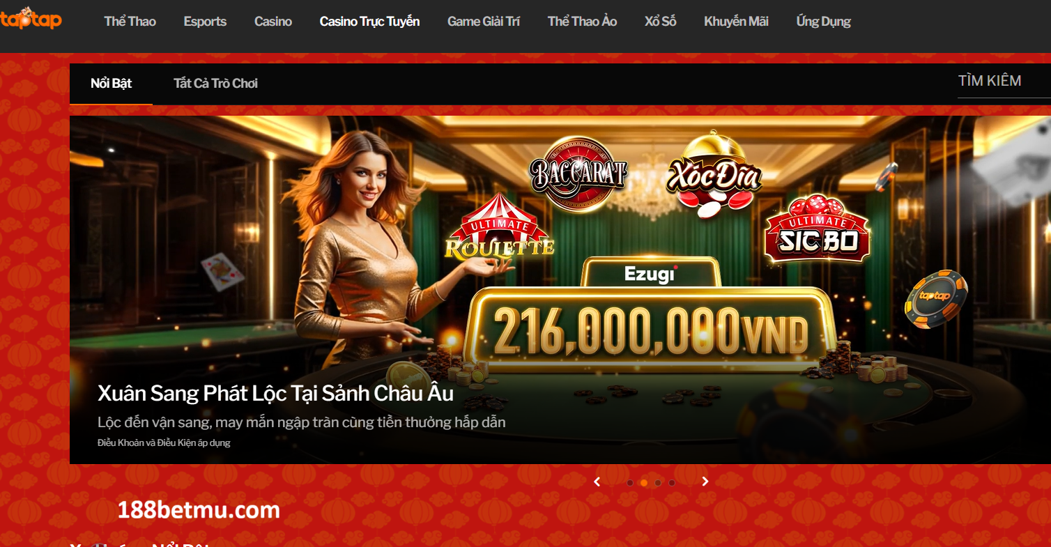 188bet Slot game thu hút người chơi tại 188bet